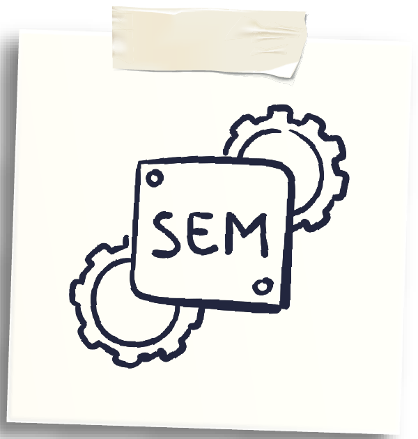 Post-it de SEO y SEM
