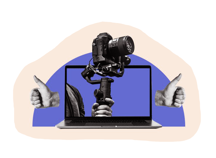 Ilustración de cámara para comunicación