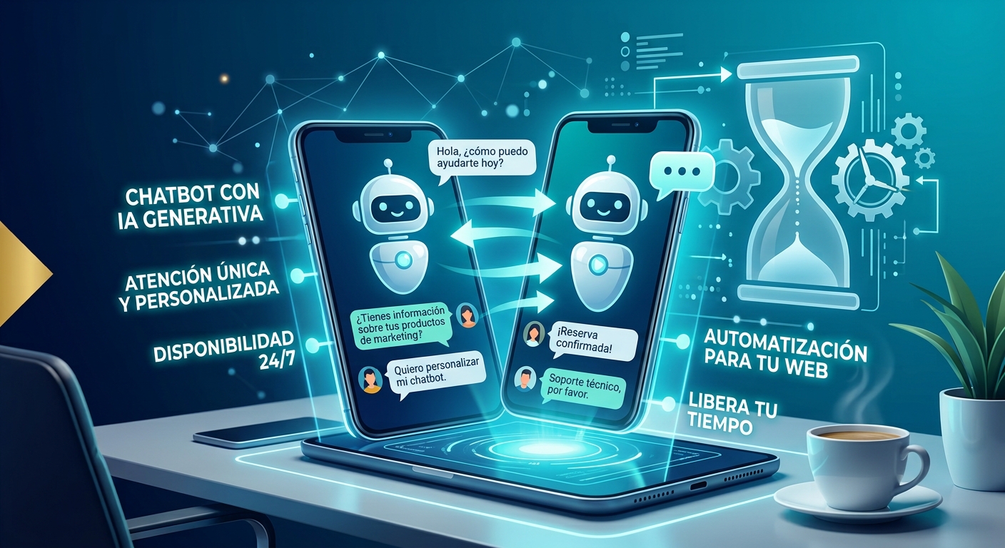 Chatbot con IA generativa para webs de empresa - Abeja Comunicación
